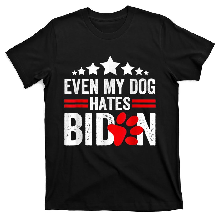 Even My Dog Hates Biden Funny T-Shirt