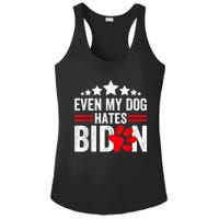 Even My Dog Hates Biden Funny Ladies PosiCharge Competitor Racerback Tank