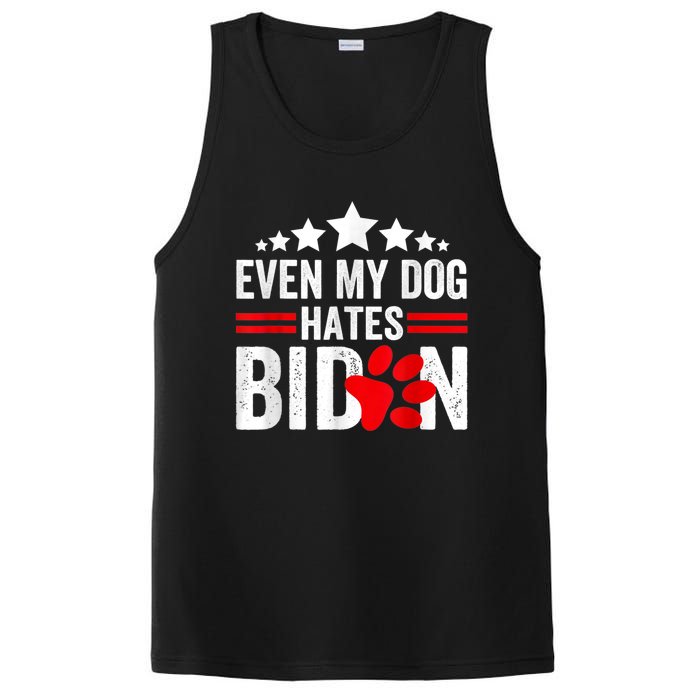 Even My Dog Hates Biden Funny PosiCharge Competitor Tank