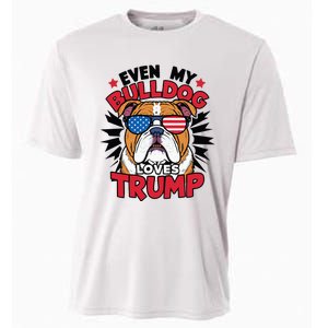 Even My Dog Loves Trump 2024 Election Trump Supporter Cooling Performance Crew T-Shirt