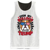 Even My Dog Loves Trump 2024 Election Trump Supporter Mesh Reversible Basketball Jersey Tank