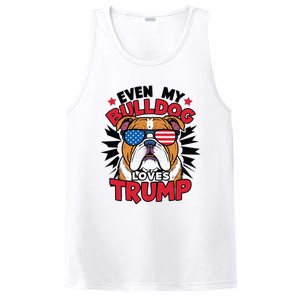 Even My Dog Loves Trump 2024 Election Trump Supporter PosiCharge Competitor Tank