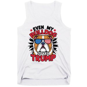 Even My Dog Loves Trump 2024 Election Trump Supporter Tank Top