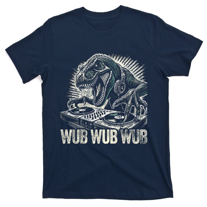 Electronic Music Dinosaur Dj Dubstep T-Shirt