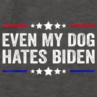 Even My Dog Hates Biden Shirt Funny Anti Biden Vector Backpack