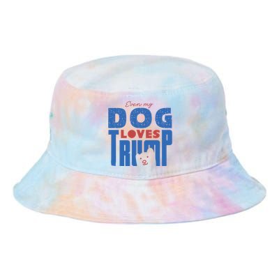 Even My Dog Loves Trump Tie Dye Newport Bucket Hat