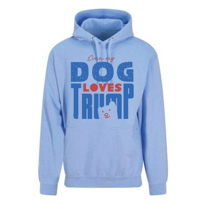 Even My Dog Loves Trump Unisex Surf Hoodie