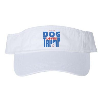 Even My Dog Loves Trump Valucap Bio-Washed Visor