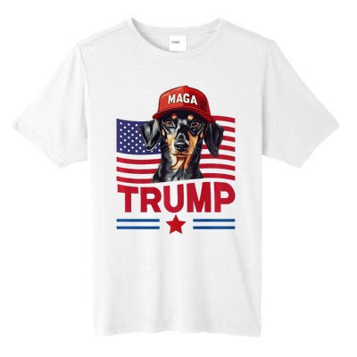 Even My Dog Loves Trump Funny Dachshund Maga Hat Premium Tall Fusion ChromaSoft Performance T-Shirt