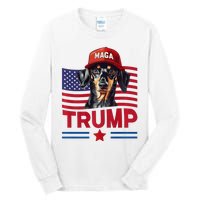 Even My Dog Loves Trump Funny Dachshund Maga Hat Premium Tall Long Sleeve T-Shirt