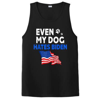 Even My Dog Hates Biden USA Flag PosiCharge Competitor Tank