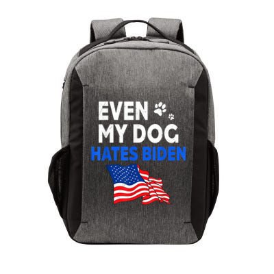 Even My Dog Hates Biden USA Flag Vector Backpack