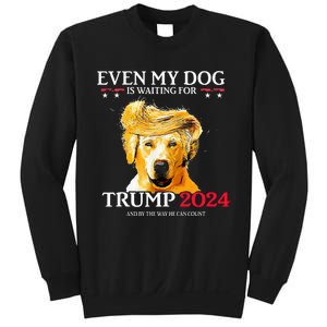 Even My Dog Is Waiting For Trump 2024 Sweatshirt