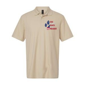 Even My Dog Wants A New President Dog Paw Softstyle Adult Sport Polo