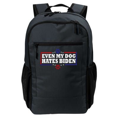 Even My Dog Hates Biden Shirt Funny Anti President Joe Biden Daily Commute Backpack