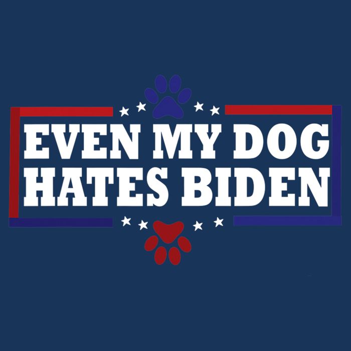 Even My Dog Hates Biden Shirt Funny Anti President Joe Biden Youth Performance Sprint T-Shirt