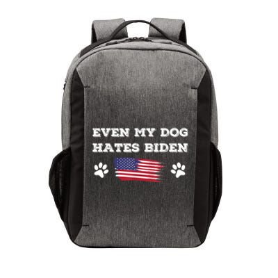 Even My Dog Hates Biden Conservative Anti Liberal US Flag Vector Backpack