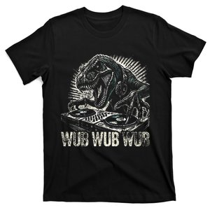 Electronic Music Dinosaur Dj Dubstep T-Shirt