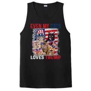 Even My Dog Loves Trump Usa Flag Election Trump Support PosiCharge Competitor Tank