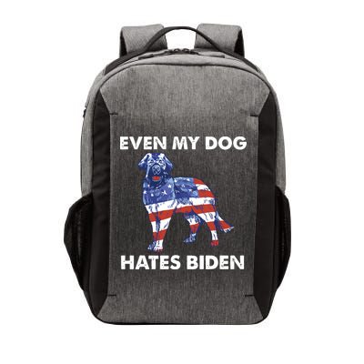 Even My Dog Hates Biden Republican Anti Biden Usa Flag Vector Backpack