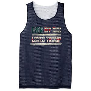 Even My Dog Loves Trump Usa Flag Election Trump Support Mesh Reversible Basketball Jersey Tank