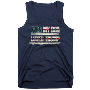 Even My Dog Loves Trump Usa Flag Election Trump Support Tank Top