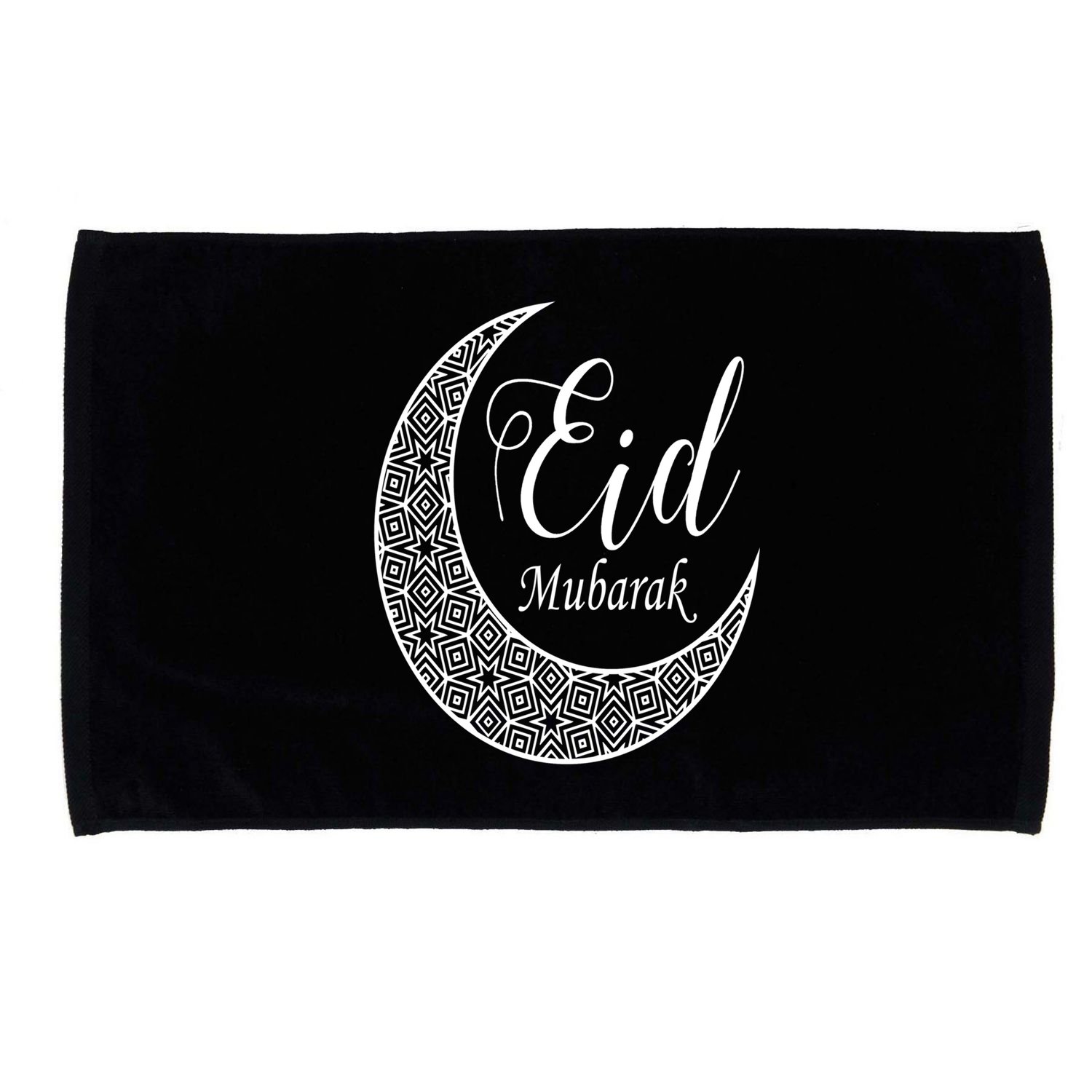 Eid Mubarak Eid Al Fitr And Eid Al Adha Gift Half Moon Unique Gift Microfiber Hand Towel