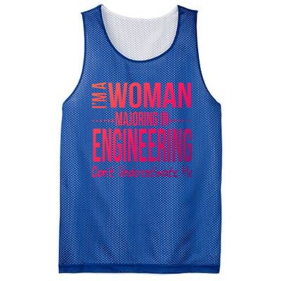 Engineering Major Engineer Gift Mechanical Civil Female Cool Gift Mesh Reversible Basketball Jersey Tank