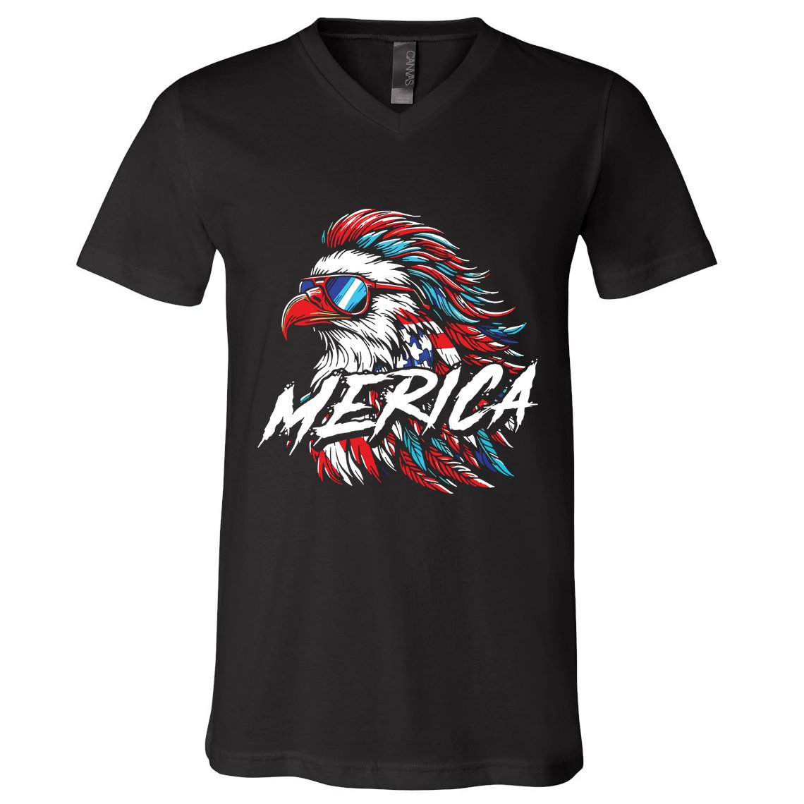 Eagle Merica V-Neck T-Shirt