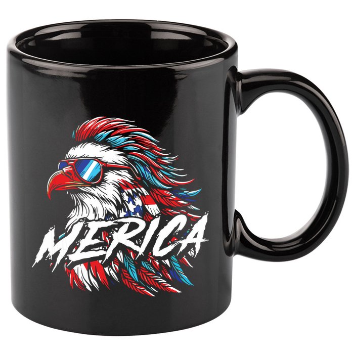 Eagle Merica 11oz C Handle Ceramic Mug