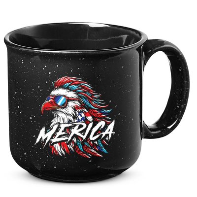 Eagle Merica 15oz Campfire Ceramic Mug