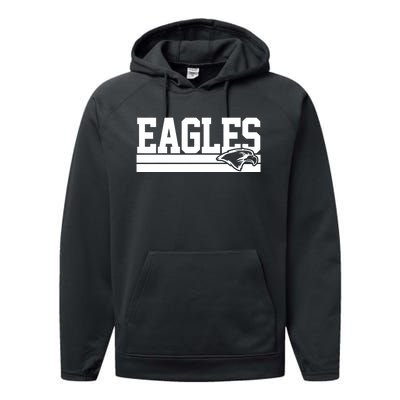 Eagles Mascot Performance Fleece Hoodie