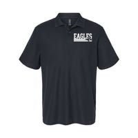 Eagles Mascot Softstyle Adult Sport Polo