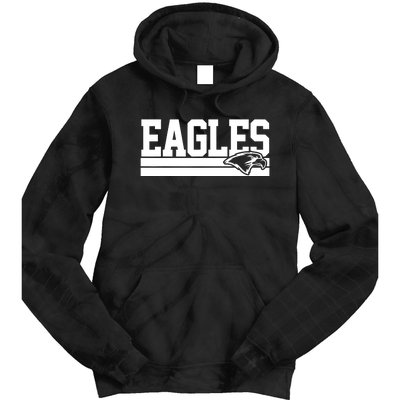 Eagles Mascot Tie Dye Hoodie