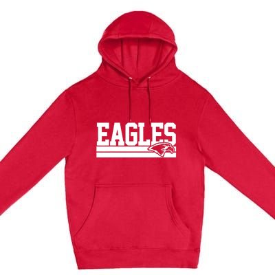 Eagles Mascot Premium Pullover Hoodie