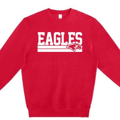 Eagles Mascot Premium Crewneck Sweatshirt