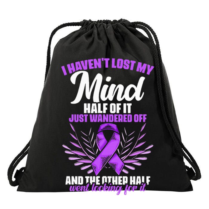 Epilepsy Mind  Epilepsy Survivor Epilepsy Awareness Drawstring Bag