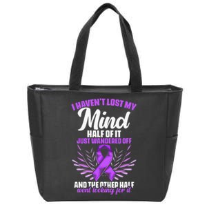 Epilepsy Mind  Epilepsy Survivor Epilepsy Awareness Zip Tote Bag