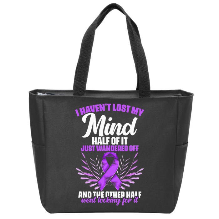 Epilepsy Mind  Epilepsy Survivor Epilepsy Awareness Zip Tote Bag