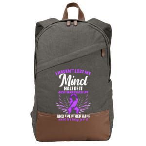 Epilepsy Mind  Epilepsy Survivor Epilepsy Awareness Cotton Canvas Backpack