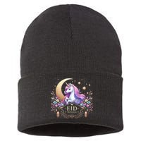 Eid Mubarak Eid Mubarak Unicorn Cute Sustainable Knit Beanie