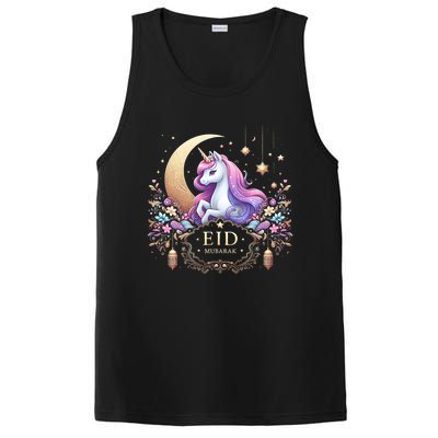 Eid Mubarak Eid Mubarak Unicorn Cute PosiCharge Competitor Tank