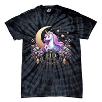 Eid Mubarak Eid Mubarak Unicorn Cute Tie-Dye T-Shirt