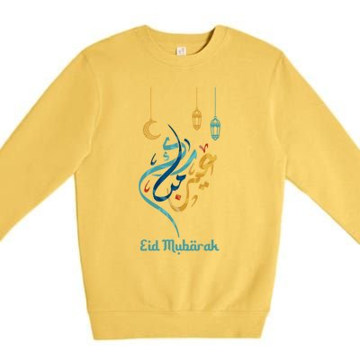 Eid Mubarak Eid Alcute Giftfitr Eid Al Adha Outfit Islamic Holidays Gift Premium Crewneck Sweatshirt