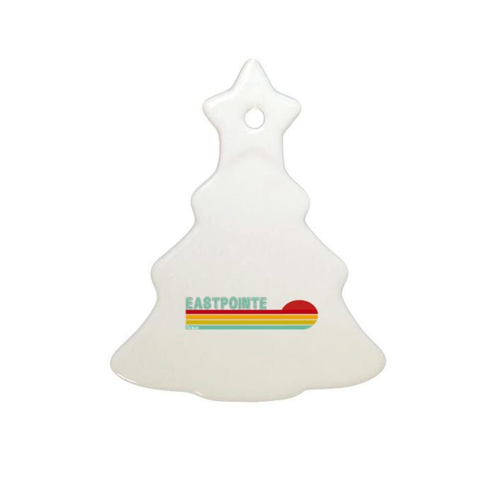 Eastpointe Michigan Ceramic Tree Ornament