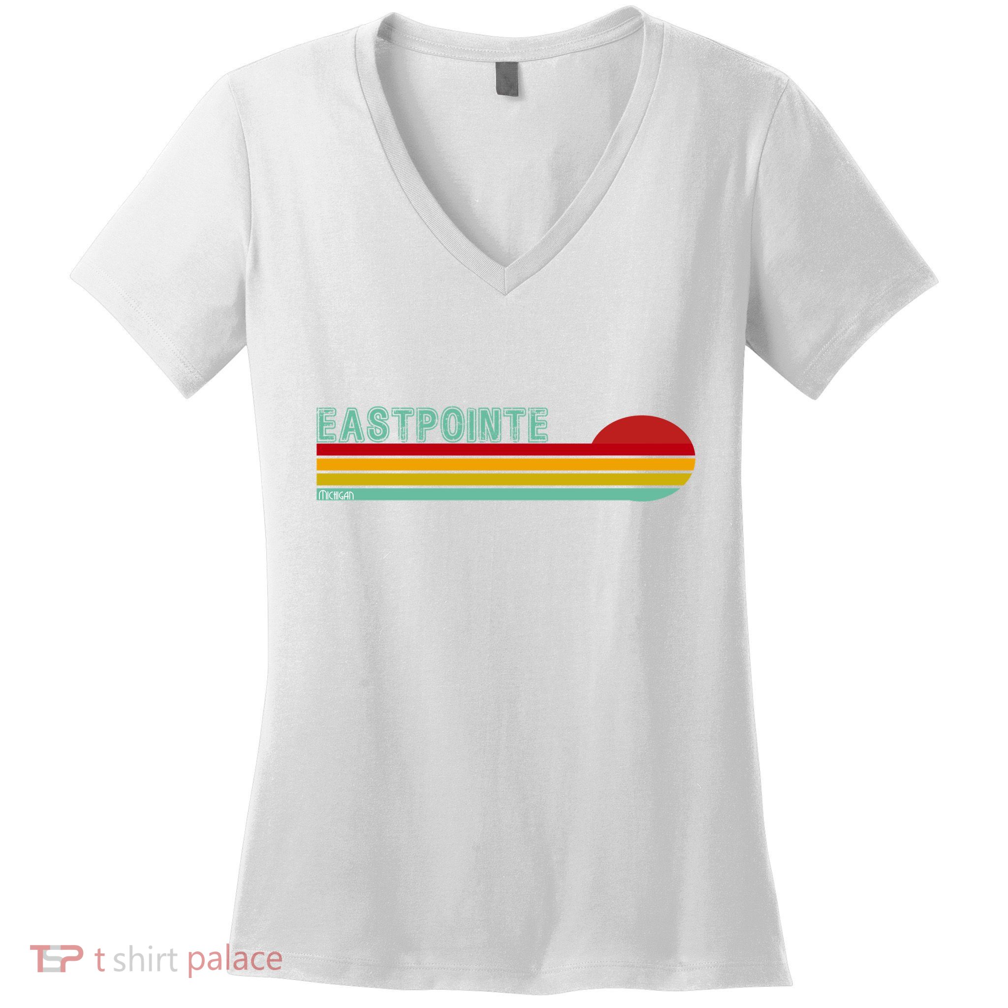 Eastpointe Michigan Women's V-Neck T-Shirt