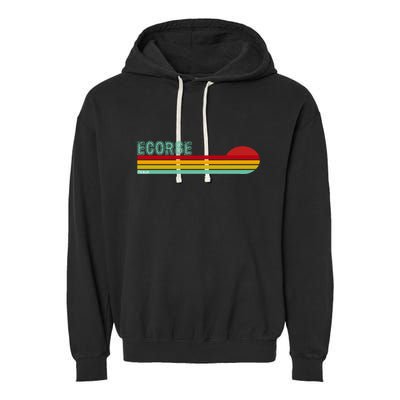 Ecorse Michigan Garment-Dyed Fleece Hoodie