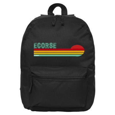 Ecorse Michigan 16 in Basic Backpack