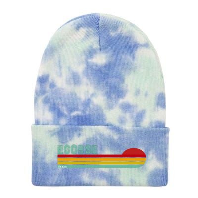 Ecorse Michigan Tie Dye 12in Knit Beanie