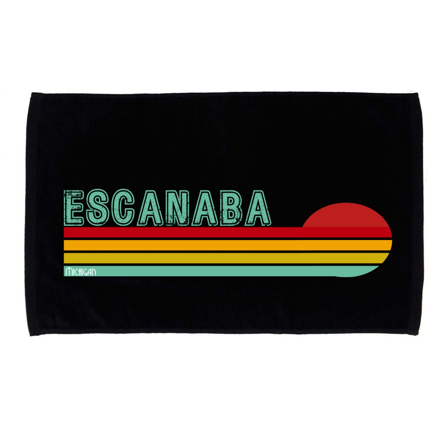 Escanaba Michigan Microfiber Hand Towel